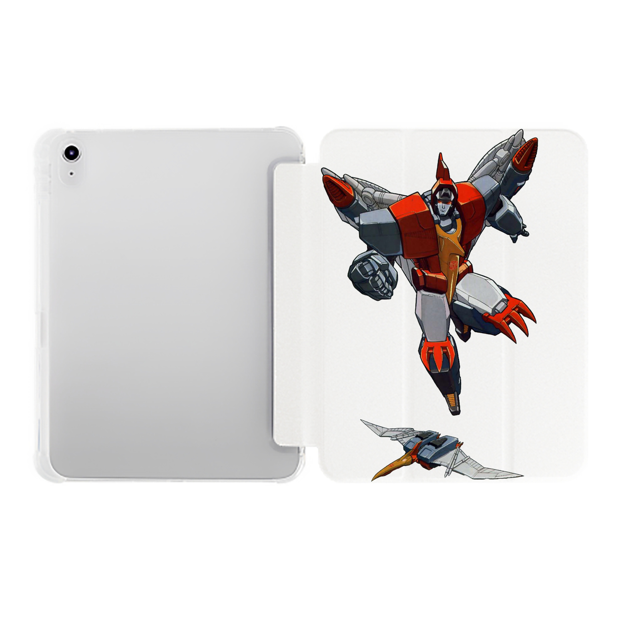 （画像用）  IPad ケース ペン収納付き 三つ折りスタンド PUレザー×シリコン 対応機種9.5/10.5/10.9インチ